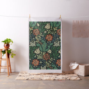 William Morris Compton Floral Art Nouveau Pattern Stoff
