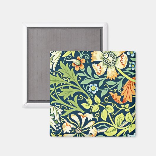 William Morris: Compton Magnet (Vorderseite/Rückseite)