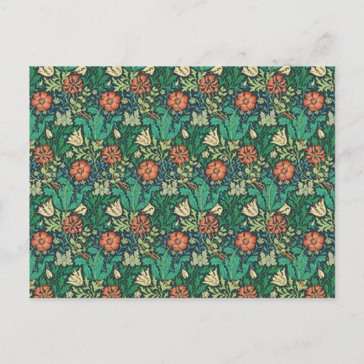 William Morris "Compton" Postkarte (Vorderseite)