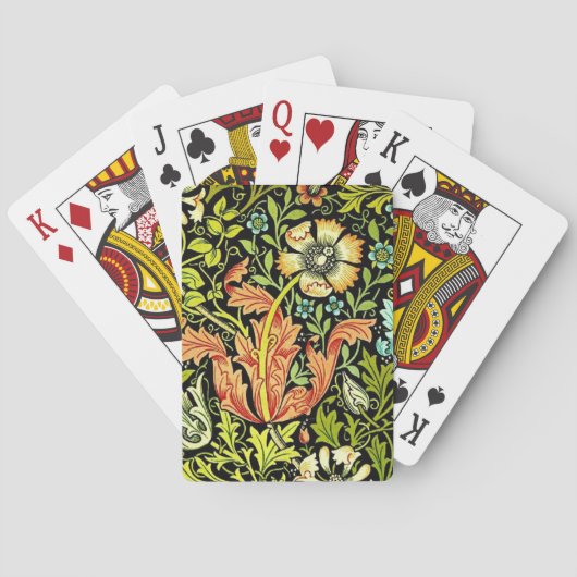 William Morris "Compton" Spielkarten (Rückseite)