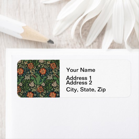 William Morris Compton Wallpaper Classic (Insitu)