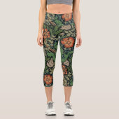 William Morris Compton Wallpaper Classic Capri Leggings (Vorderseite)
