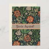 William Morris Compton Wallpaper Classic Einladung (Vorne/Hinten)
