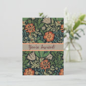 William Morris Compton Wallpaper Classic Einladung (Stehend Vorderseite)