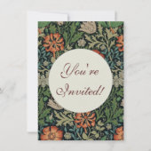 William Morris Compton Wallpaper Classic Einladung (Vorderseite)