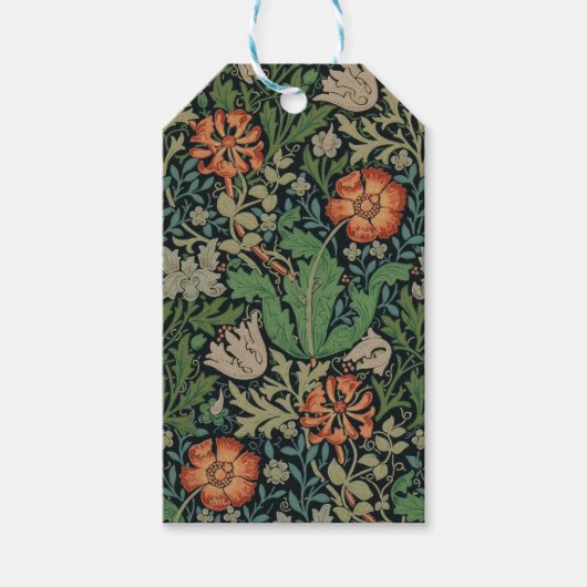 William Morris Compton Wallpaper Classic Geschenkanhänger (Vorderseite)