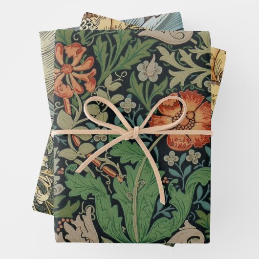 William Morris Compton Wallpaper Classic Geschenkpapier Set (Beispiel)
