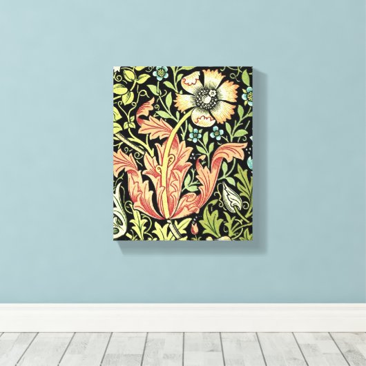 William Morris Compton Wallpaper Classic Leinwanddruck (Insitu (Holzboden))