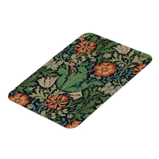 William Morris Compton Wallpaper Classic Magnet (Linke Seite)