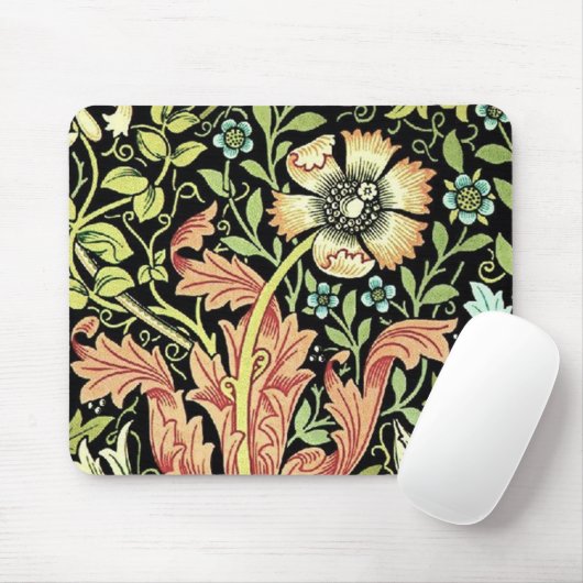 William Morris Compton Wallpaper Classic Mousepad (Mit Mouse)