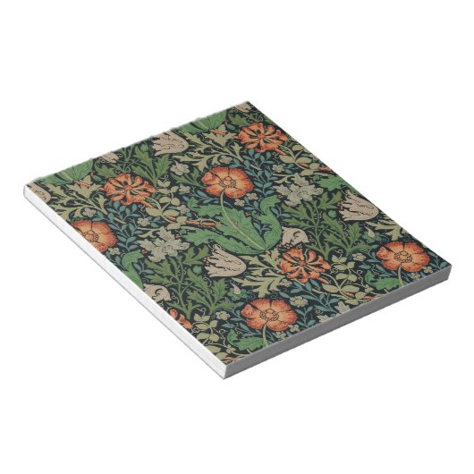 William Morris Compton Wallpaper Classic Notizblock (angewinkelt)