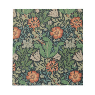 William Morris Compton Wallpaper Classic Notizblock