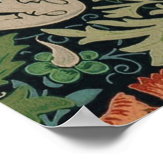 William Morris Compton Wallpaper Classic Poster (Ecke)