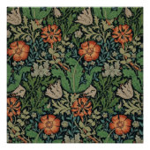 William Morris Compton Wallpaper Classic Poster (Vorderseite)