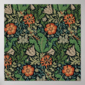 William Morris Compton Wallpaper Classic Poster (Vorne)