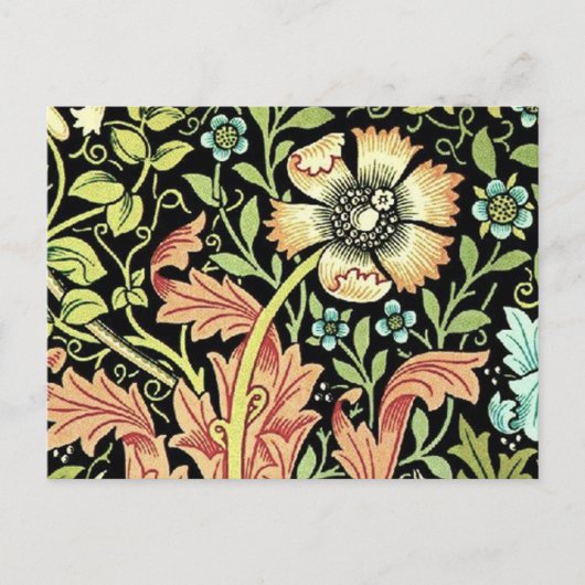William Morris Compton Wallpaper Classic Postkarte (Vorderseite)