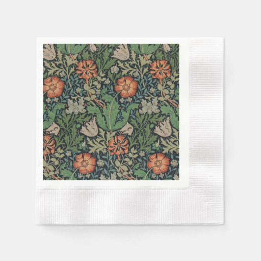 William Morris Compton Wallpaper Classic Serviette (Vorderseite)