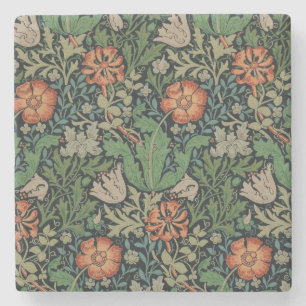 William Morris Compton Wallpaper Classic Steinuntersetzer