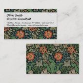 William Morris Compton Wallpaper Classic Visitenkarte (Vorne/Hinten)