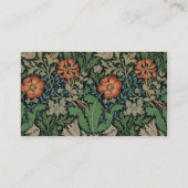 William Morris Compton Wallpaper Classic Visitenkarte (Rückseite)