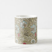 William Morris Corncockle Cream Blue und Rose Kaffeetasse (Mittel)