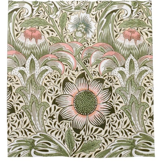 William Morris Corncockle Duschvorhang (Vorderseite)