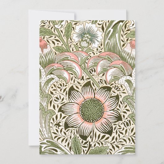 William Morris Corncockle Einladung (Vorderseite)