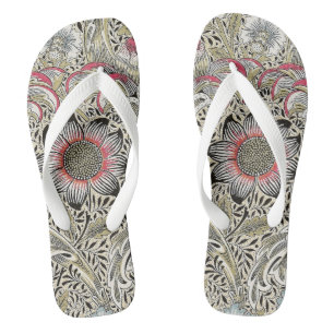 William Morris Corncockle Tapete Badesandalen