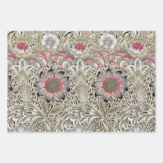 William Morris Corncockle Tapete Geschenkpapier Set (Vorderseite)