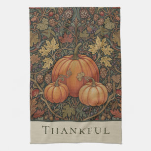 William Morris Cottage Dankbarer Kürbis Herbst Geschirrtuch