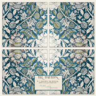 William Morris Craftsman-Ära Vintage-Skizze LINKS Fliese