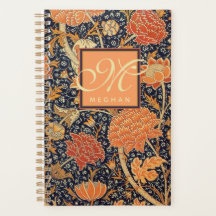 William Morris - Cray - Art Nouveau Orange Floral