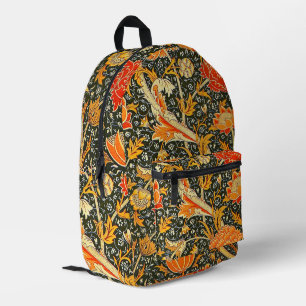 William Morris Cray Blumenmuster Vintage Bedruckter Rucksack