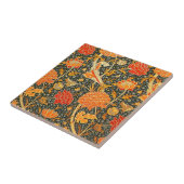 William Morris Cray Blumenmuster Vintage Fliese (Seite)