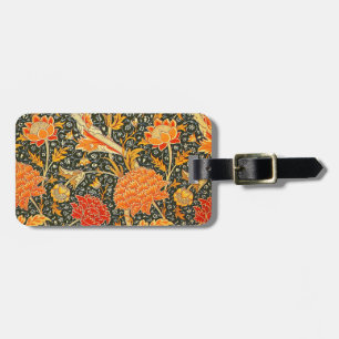 William Morris Cray Blumenmuster Vintage Gepäckanhänger