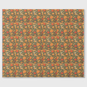 William Morris Cray Blumenmuster Vintage Geschenkpapier (Flach)