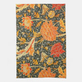 William Morris Cray Blumenmuster Vintage Handtuch (Vertikal)