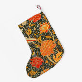 William Morris Cray Blumenmuster Vintage Kleiner Weihnachtsstrumpf (Rückseite (Hängend))