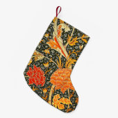 William Morris Cray Blumenmuster Vintage Kleiner Weihnachtsstrumpf (Vorderansicht (hängend))