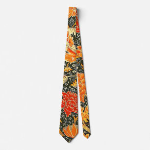 William Morris Cray Blumenmuster Vintage Krawatte