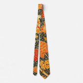 William Morris Cray Blumenmuster Vintage Krawatte (Rückseite)