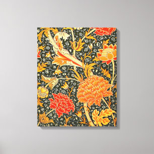 William Morris Cray Blumenmuster Vintage Leinwanddruck