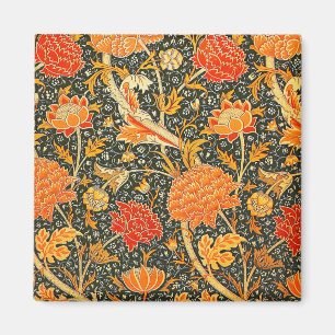 William Morris Cray Blumenmuster Vintage Magnet