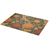 William Morris Cray Blumenmuster Vintage Schneidebrett (Ecke)
