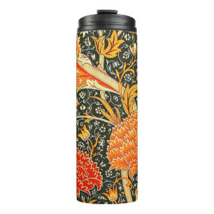 William Morris Cray Blumenmuster Vintage Thermosbecher