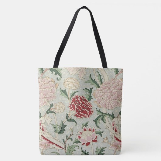 William Morris Cray Blumenmuster Vor-Raphaelite Vi Tasche (Vorderseite)