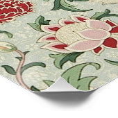 William Morris Cray Blumenmuster Vor-Raphaeliter S Poster (Ecke)