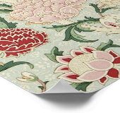 William Morris Cray Blumenmuster Vor-Raphaeliter S Poster (Ecke)