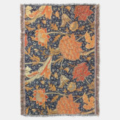 William Morris Cray Floral Art Nouveau Pattern Decke (Vorderseite Vertikal)