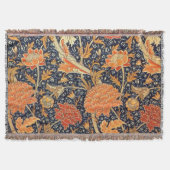 William Morris Cray Floral Art Nouveau Pattern Decke (Vorderseite)